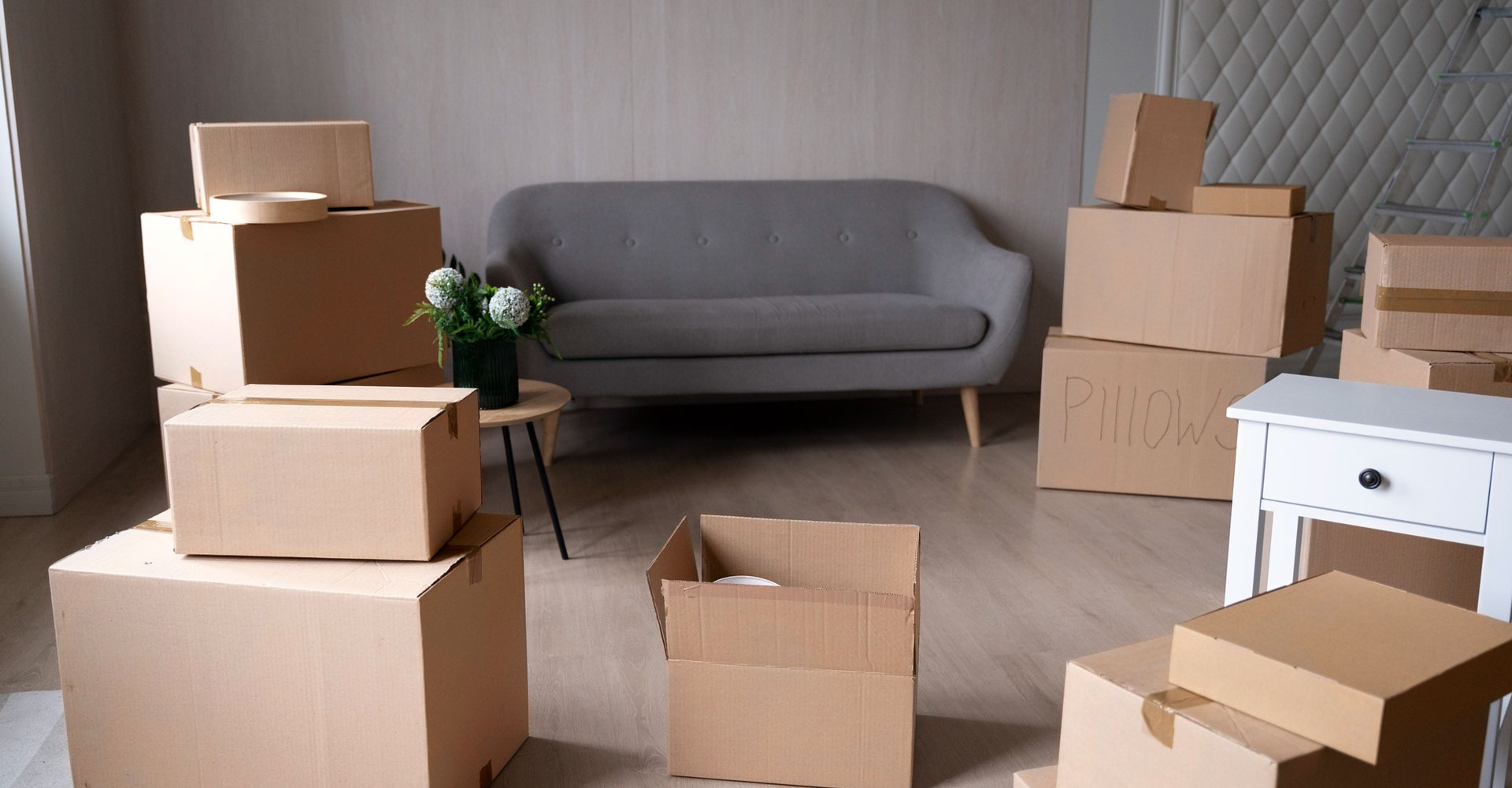 Organización del desmontaje y protección del mobiliario